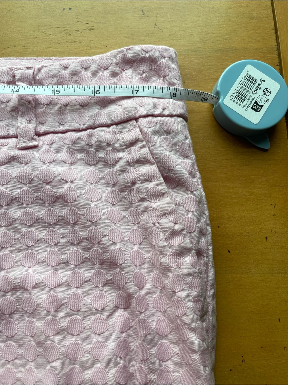 crown & ivy Light Pink Quilted Skort with Scallop Edge - Picture 4 of 6